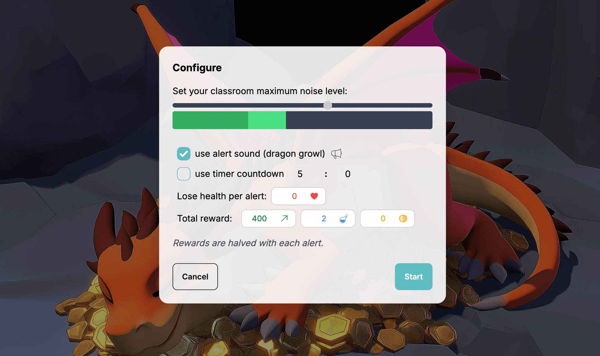 Configuración del Desafío del Silencio